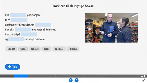 Screenshot Butik Trin 2 Opgave 2