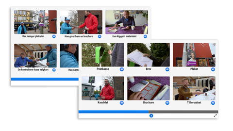 Screenshots Folketingsvalg Trin 1 Ord og Sætninger