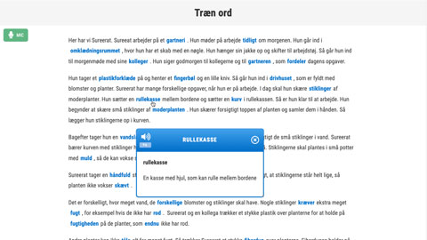 Screenshot Gartneri Trin 2 Ord