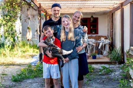 Lær dansk med en dansk familie