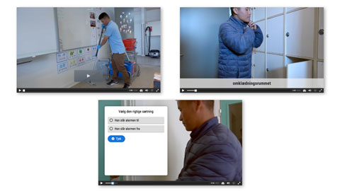 Filmen, Film med Info og Film med Opgaver