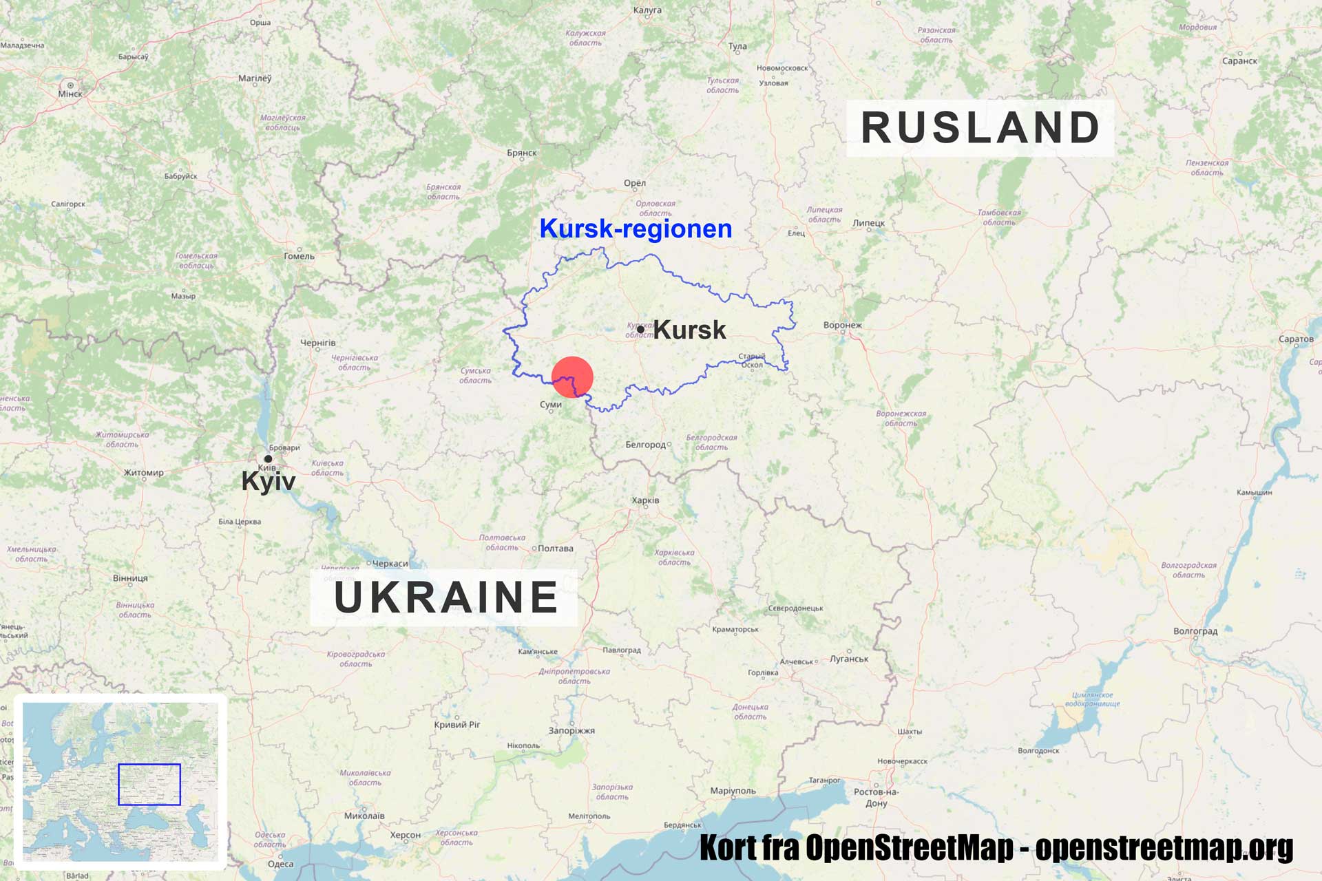 Read more about the article Ukrainske soldater angriber i Rusland